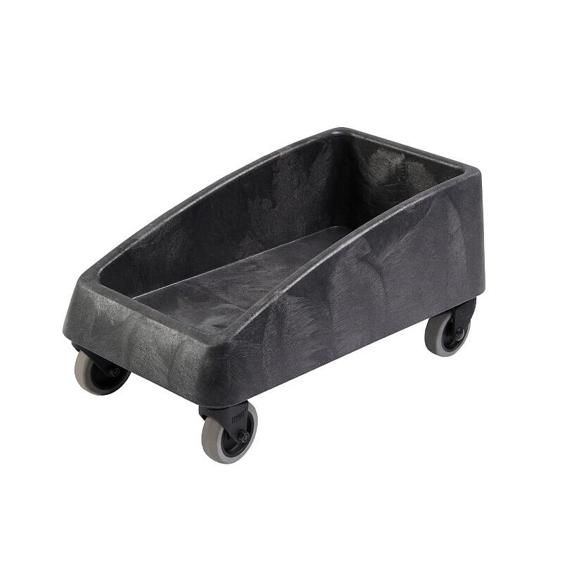 1 - 4 Compartments Svelte Plastic Dolly - Black