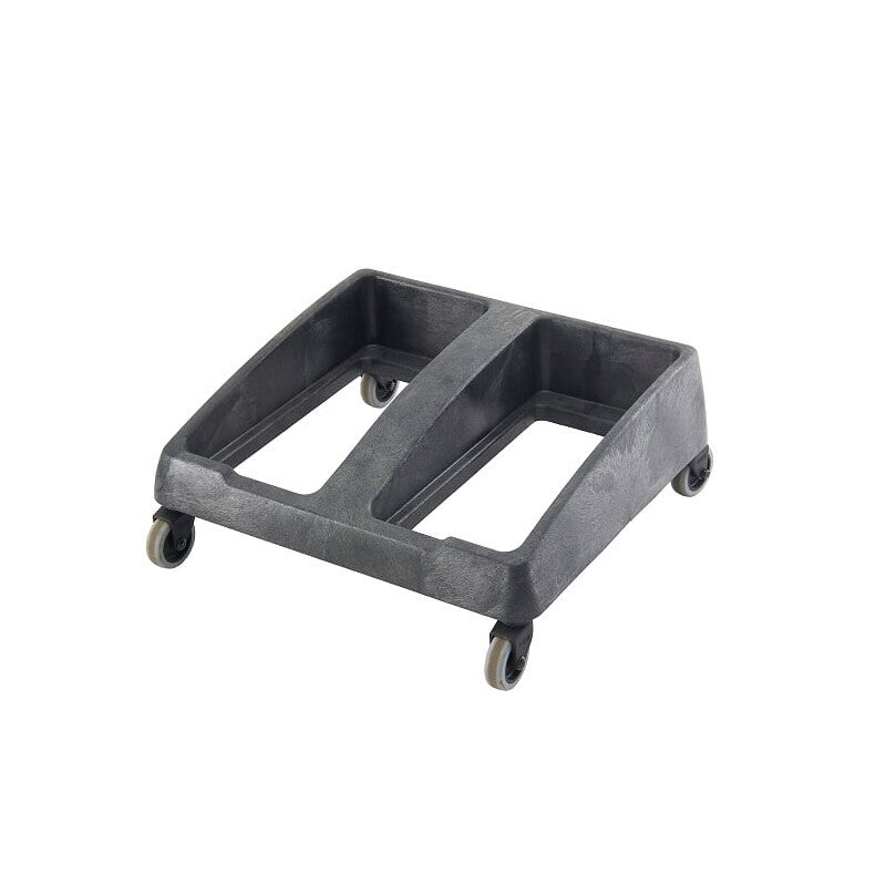 1 - 4 Compartments Svelte Plastic Dolly - Black