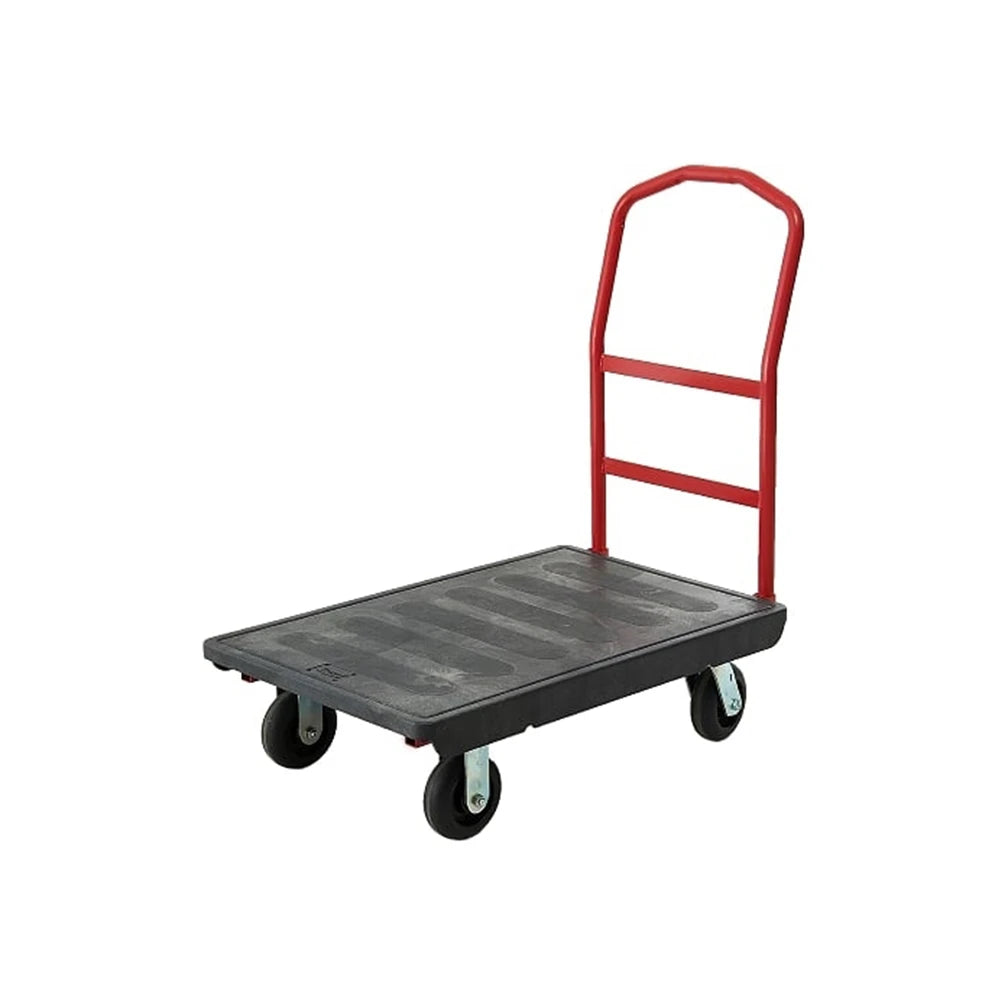 450kg Rated OEASY Platform trolley with 1500mm TPR castors - Black