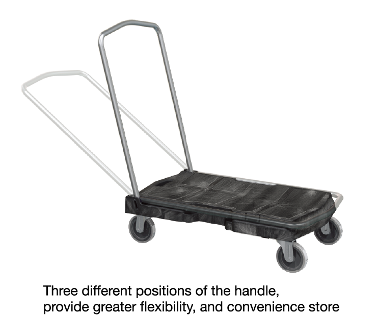 230kg Rated Utility Trolley with 125mm Castors