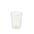 1.9L - 20.8L Round Storage Container - Opaque