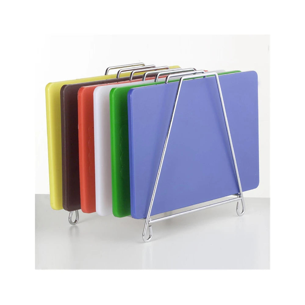 Chopping Board Holder - Silver Stainless Steel