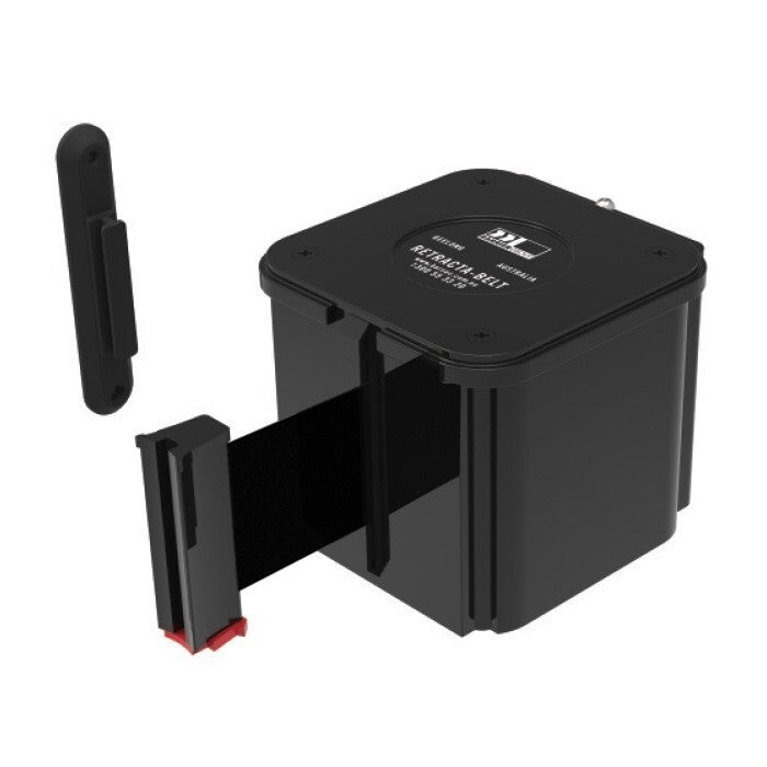 7.6m Retracta-Belt Wall Mount - Black