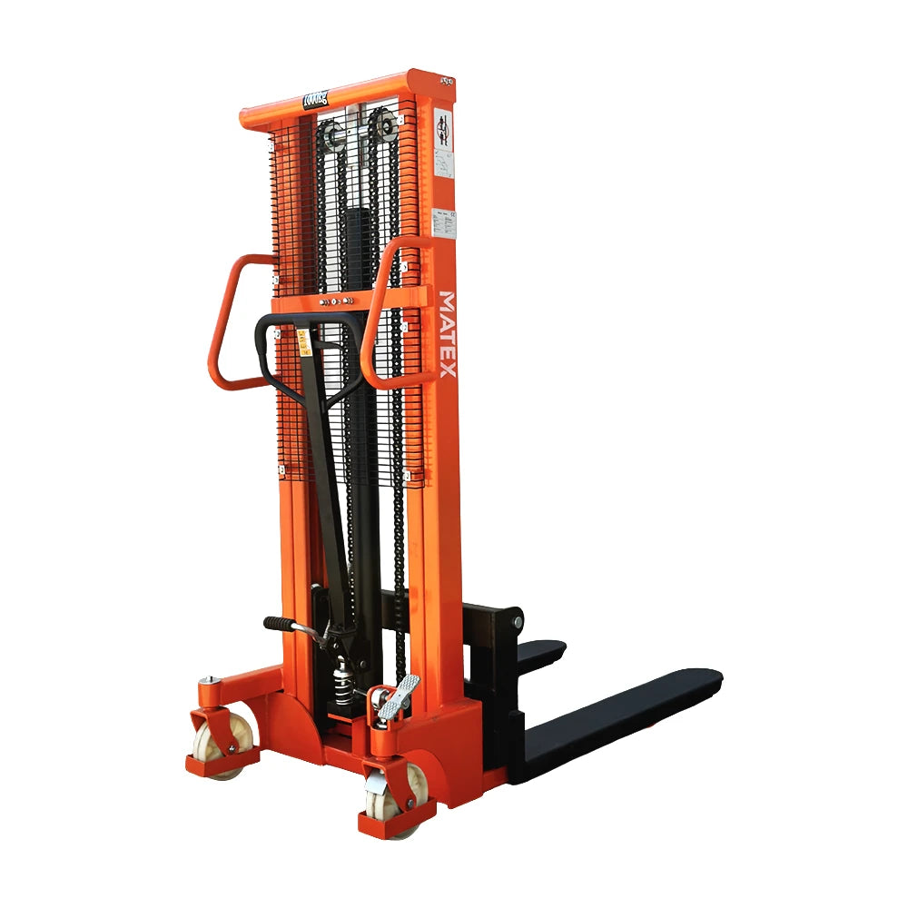 1000kg - 1500kg Vertical Manual Hand Walkie Stacker