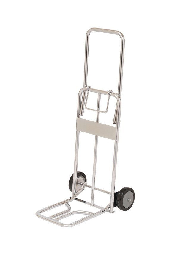 80kg Rated Foldable Chrome Plated Hand Truck Trolley