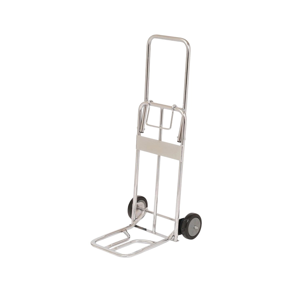 80kg Rated Foldable Chrome Plated Hand Truck Trolley