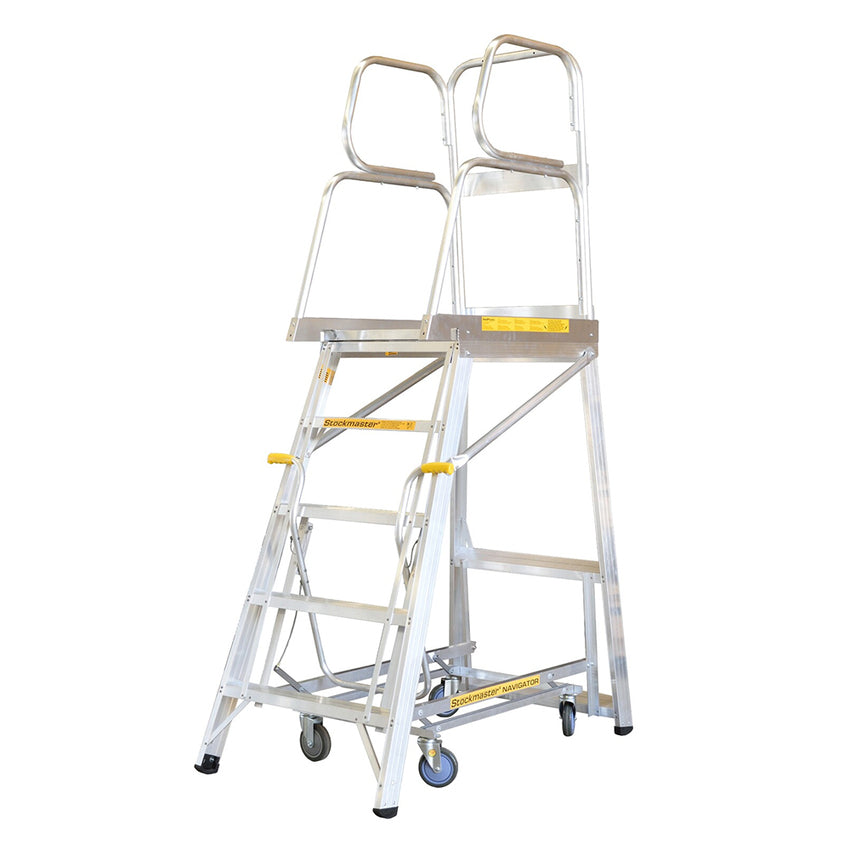 Navigator Order Picking Ladder - 150kg Rated - Standard Model