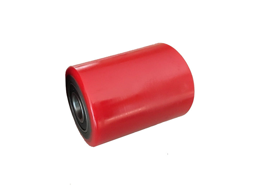 Pallet Truck Replacement Roller - Red Polyurethane Castor