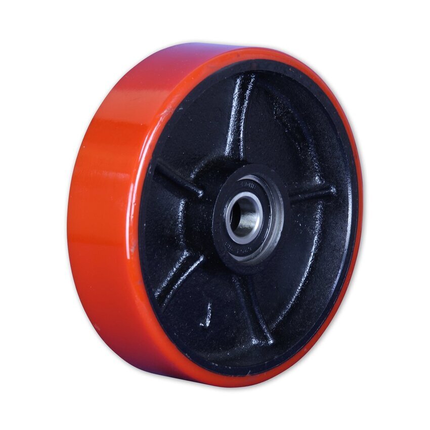 Pallet Truck Replacement Wheel - Red Polyurethane