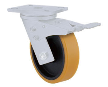 550kg Rated Super Heavy Duty Castor - 125mm - Swivel With Brake