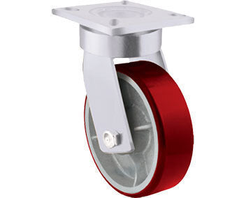1300kg Rated Heavy Duty Urethane Castor - 250mm - Swivel
