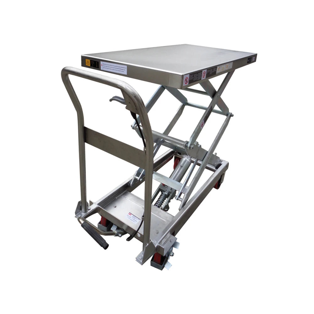 350kg Stainless Steel Manual Scissor Lift Table