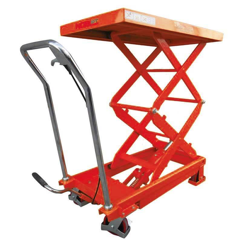 700kg Manual Double Scissor Lift Table