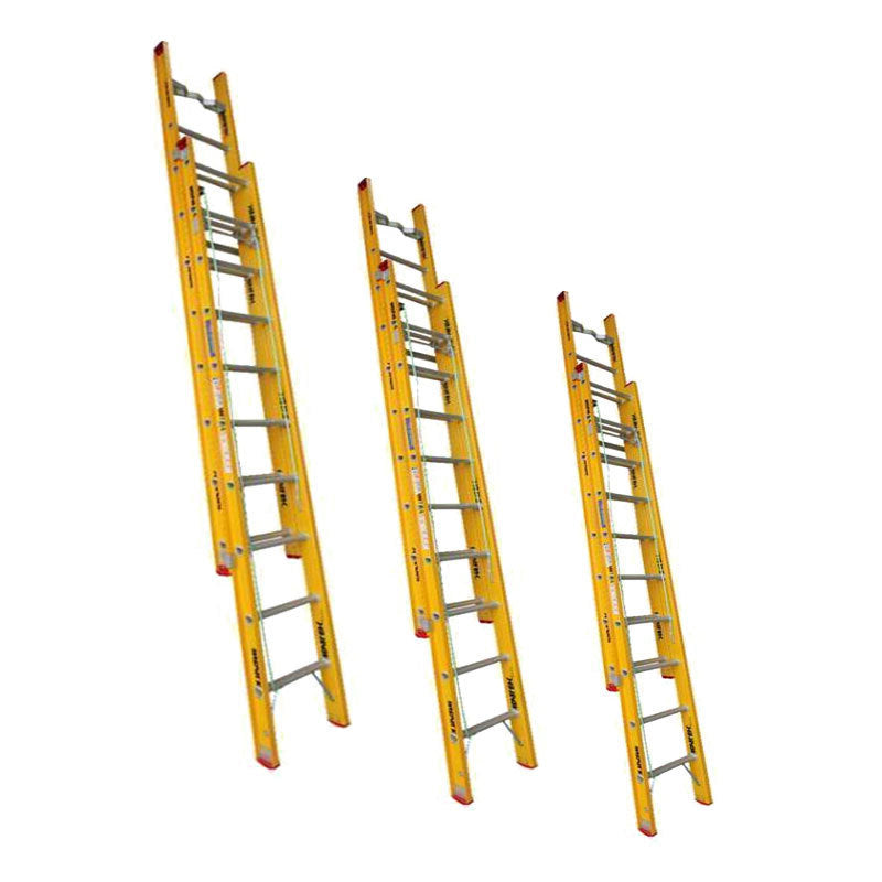 Indalex Fibreglass Extension Ladder - 135kg Rated