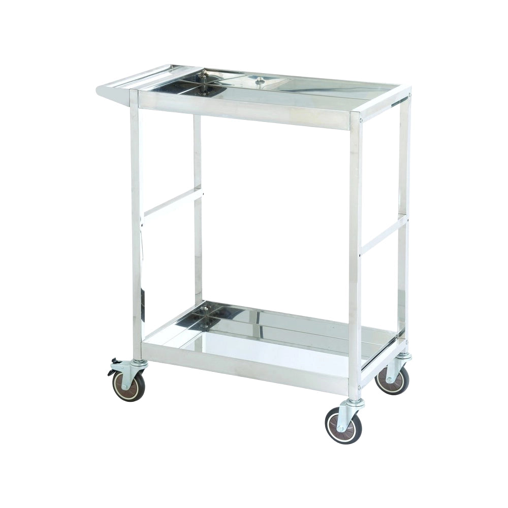 200Kg Rated Two Tier Stainless Steel Platform Trolley