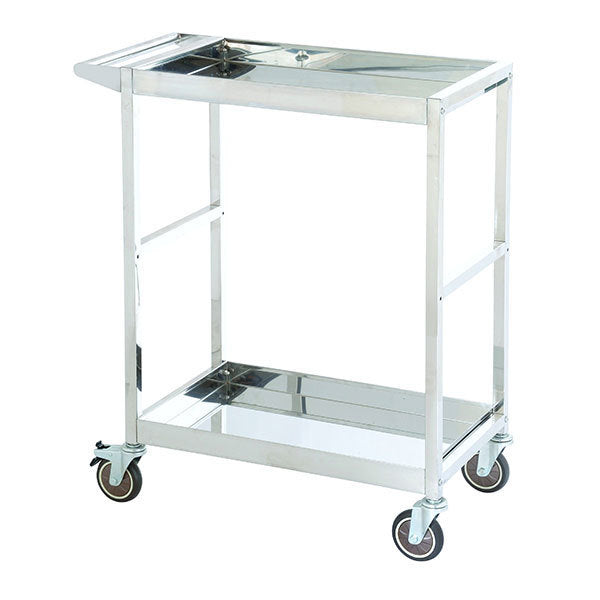 200Kg Rated Two Tier Stainless Steel Platform Trolley