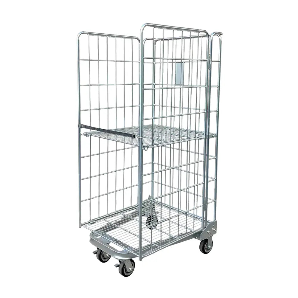 500kg Rated 3 Sided Nesting Roll Cage
