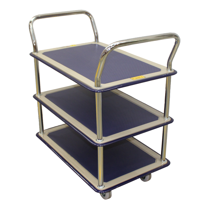 150kg Rated 3 Deck Platform Trolley